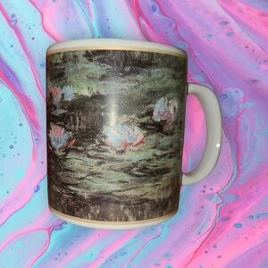 Cafe Arts Monet Water Lillies ceramic mug cup